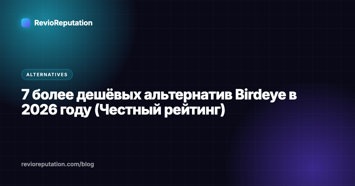 7 более дешёвых альтернатив Birdeye в 2026 году (Честный рейтинг)