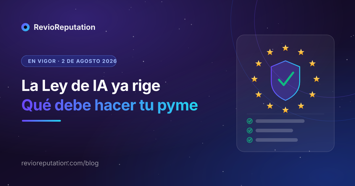 La Ley de IA de la UE ya está en vigor: qué cambia realmente el 2 de agosto de 2026 para restaurantes y pymes