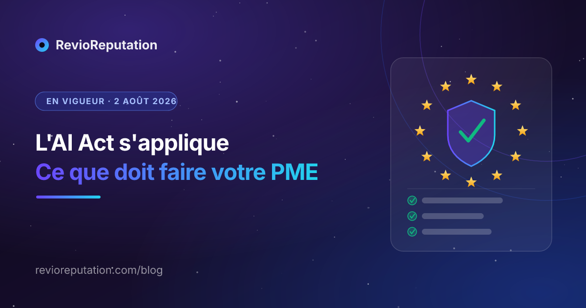 L'AI Act de l'UE s'applique désormais à votre entreprise : ce qui change vraiment le 2 août 2026 pour les restaurants et les PME