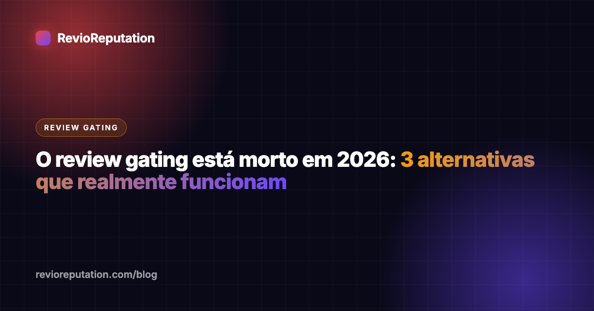 O review gating está morto em 2026: 3 alternativas que realmente funcionam