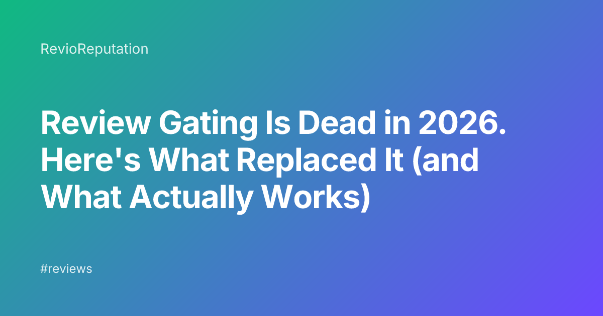 O review gating está morto em 2026: 3 alternativas que realmente funcionam